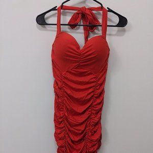 Red Halter Bodycon Dress from Victoria's Secret